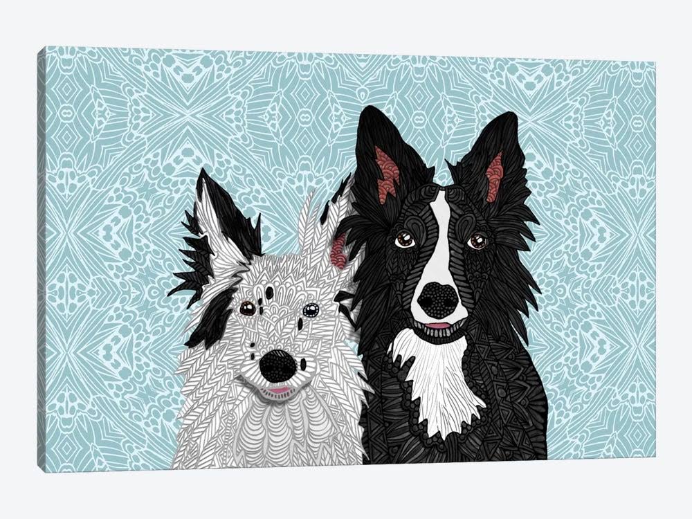 Canvas Prints - Border Collies Art R361