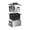 Double 5L 3000W Stainless Steel Deep Fryer P926