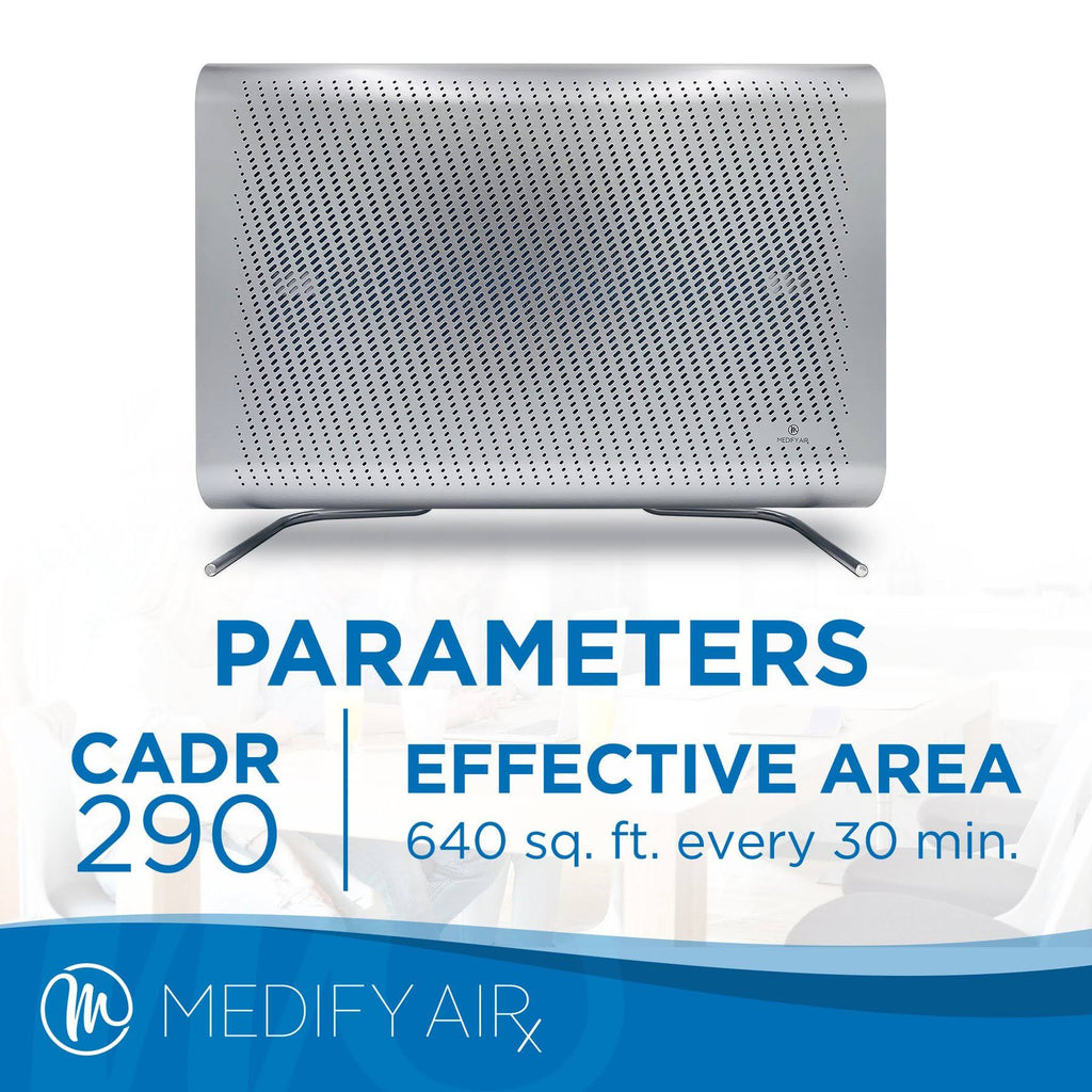 Silver Wall Mounted H13 HEPA Air Purifier Y647
