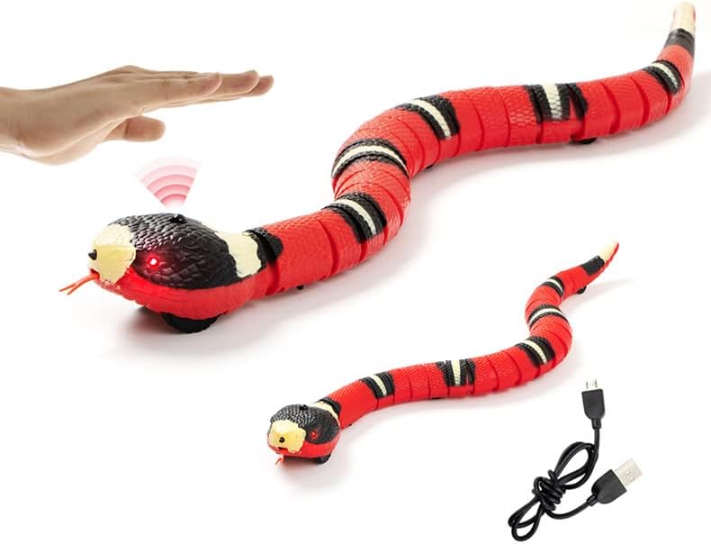 Red 40cm Remote Control Snake Cat Toy I203938