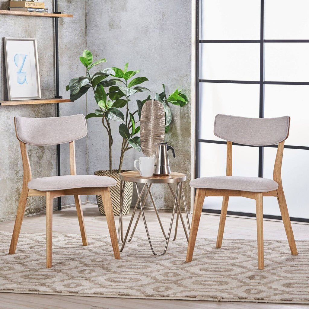 Fabric Dining Chairs - Set of 2 H225