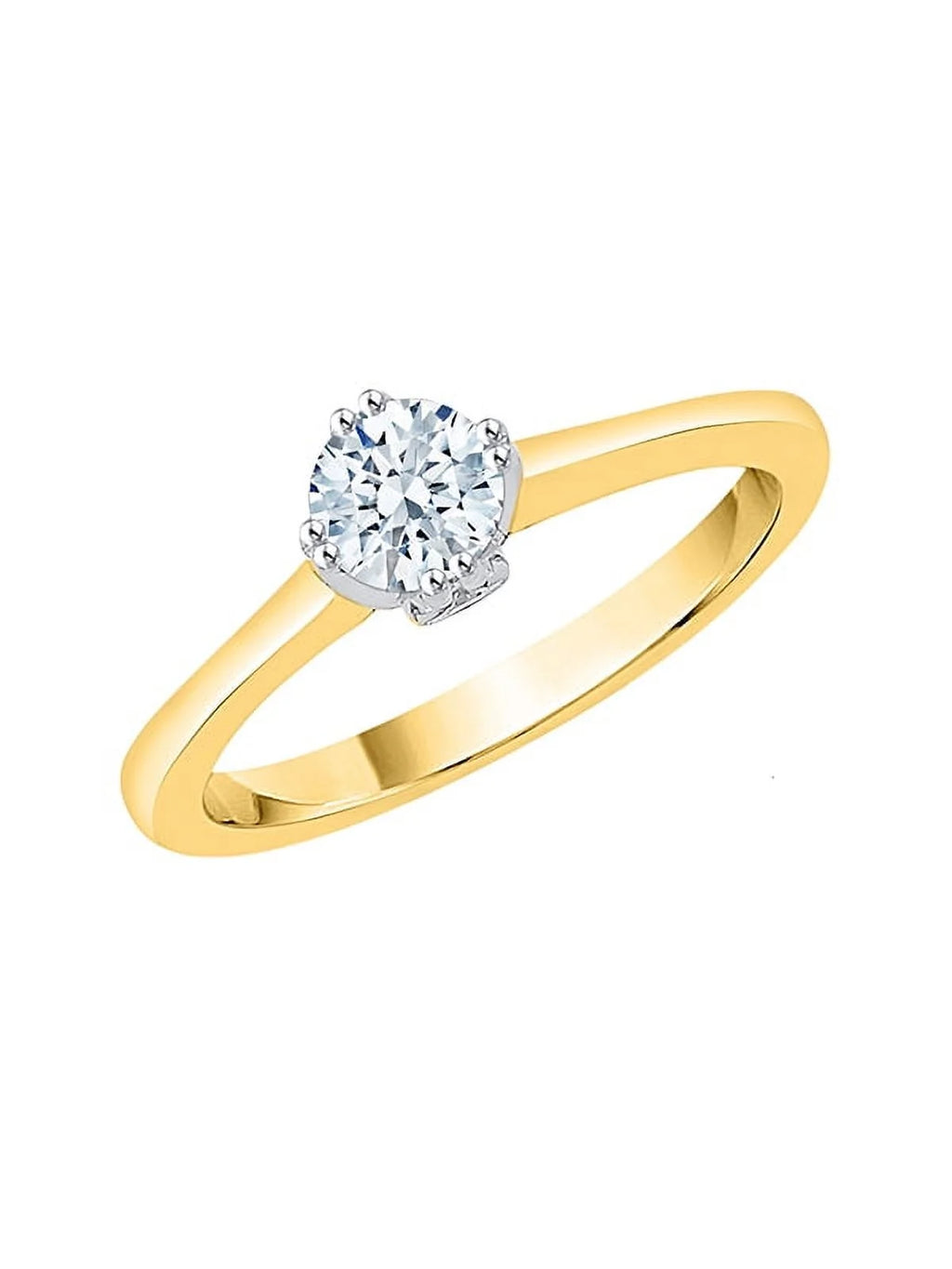 10K Gold Diamond Solitaire Engagement Ring T733369