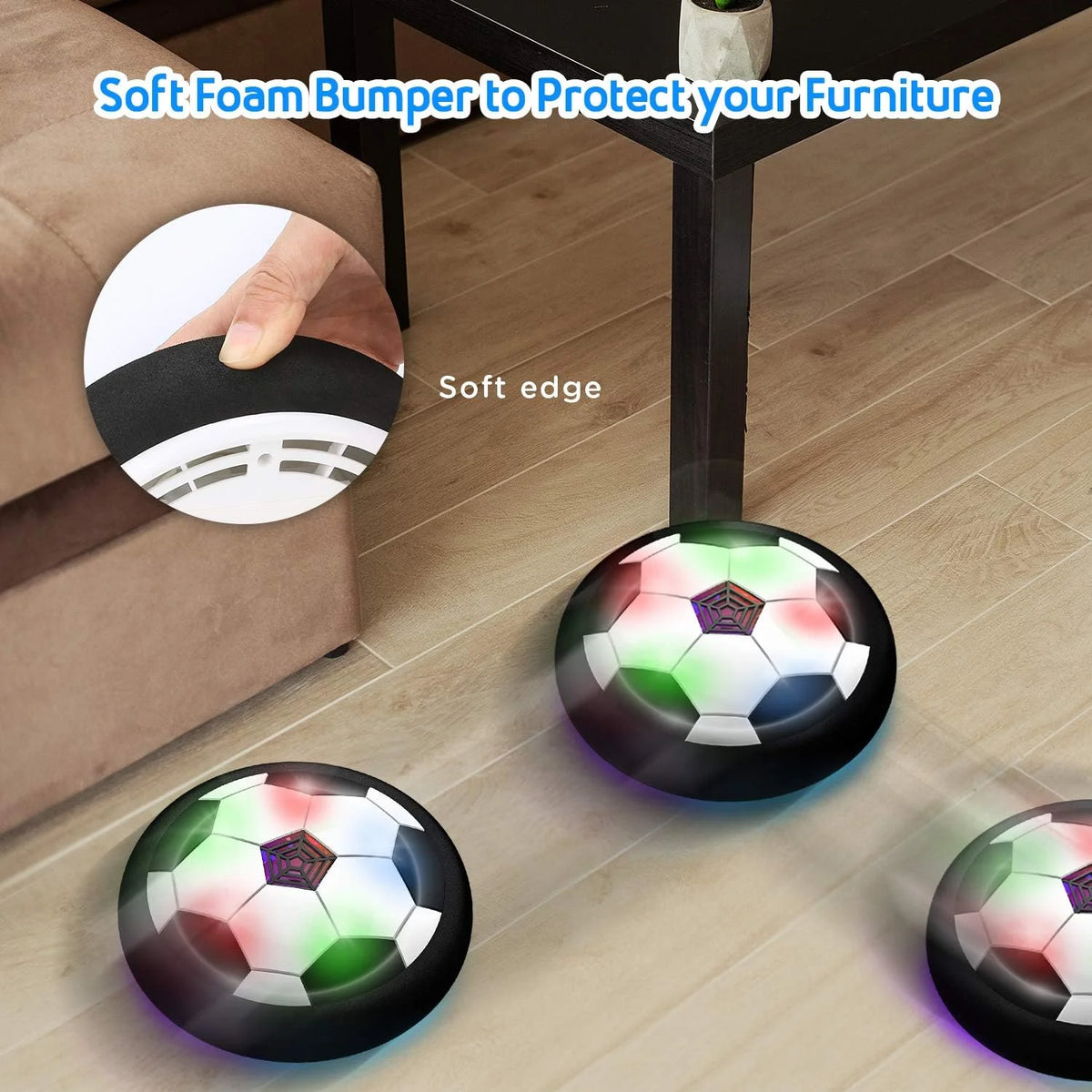 White LED Hover Soccer Ball L86890