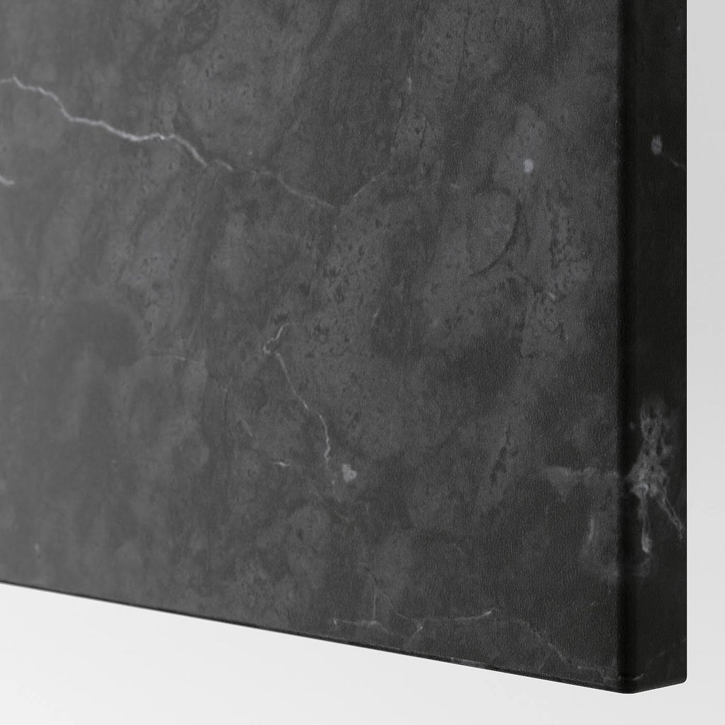 Black-Brown Wall Cabinet with 2 Doors T18636