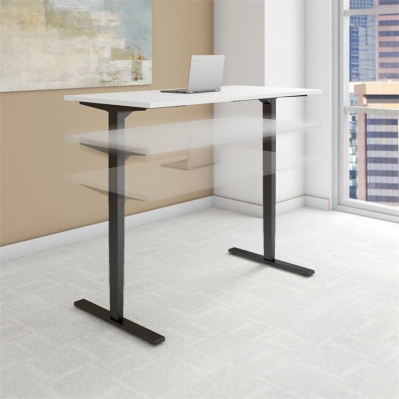 Height Adjustable Desk in White K553007