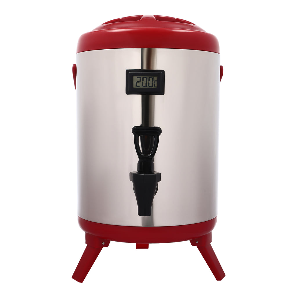 8L Stainless Steel Hot Beverage Dispenser with Thermometer R68980