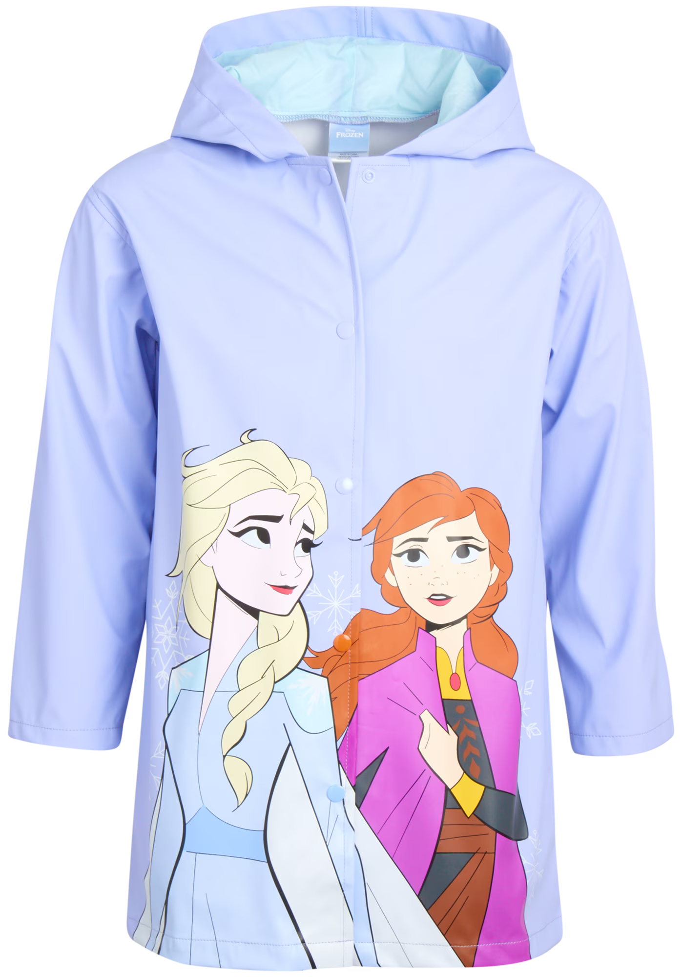 Girls' Rain Jacket Slicker Shell Raincoat X1607