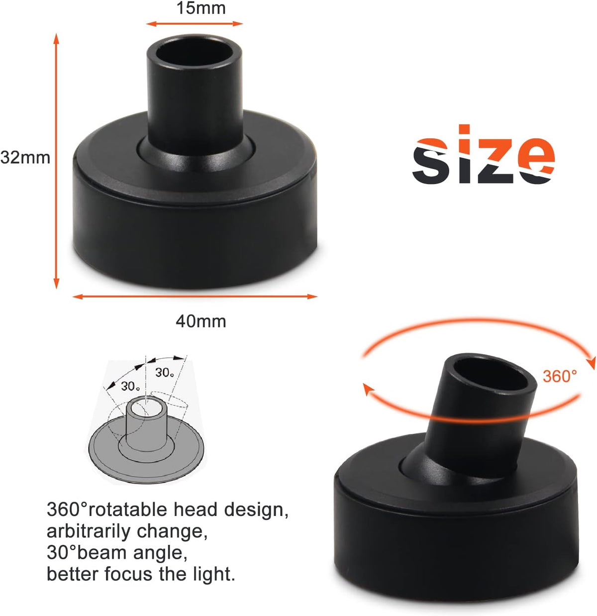 6 Pack White 4000K Under Cabinet Puck Light with Wireless Dimmer Switch D36807
