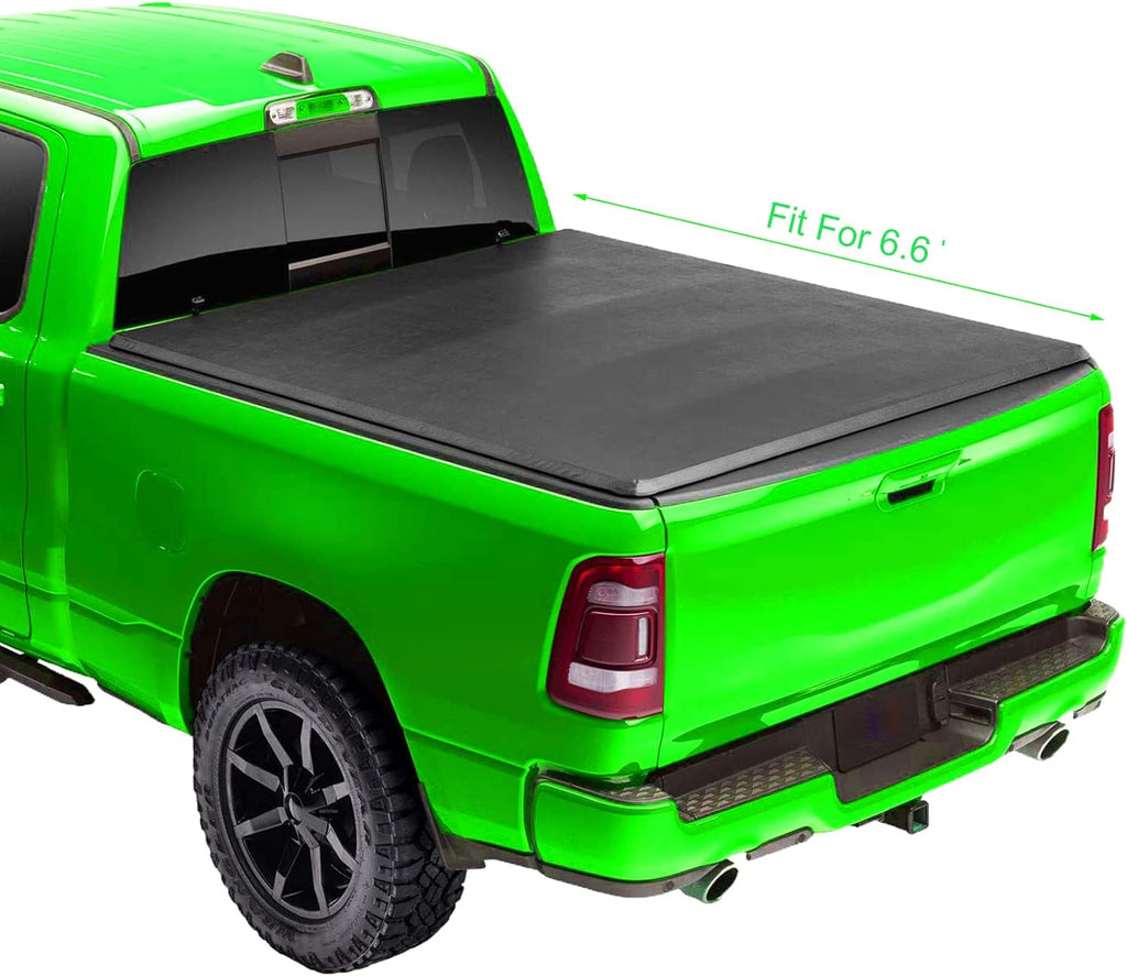 Soft Roll Up Truck Bed Tonneau Cover for 2019-2021 Chevy Silverado/GMC Sierra 1500 Fleetside 5'8" Bed W776