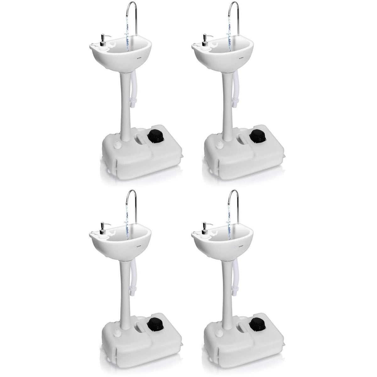 Portable Hand Wash Sink Stand Washing Stations (4 Pack) E9091