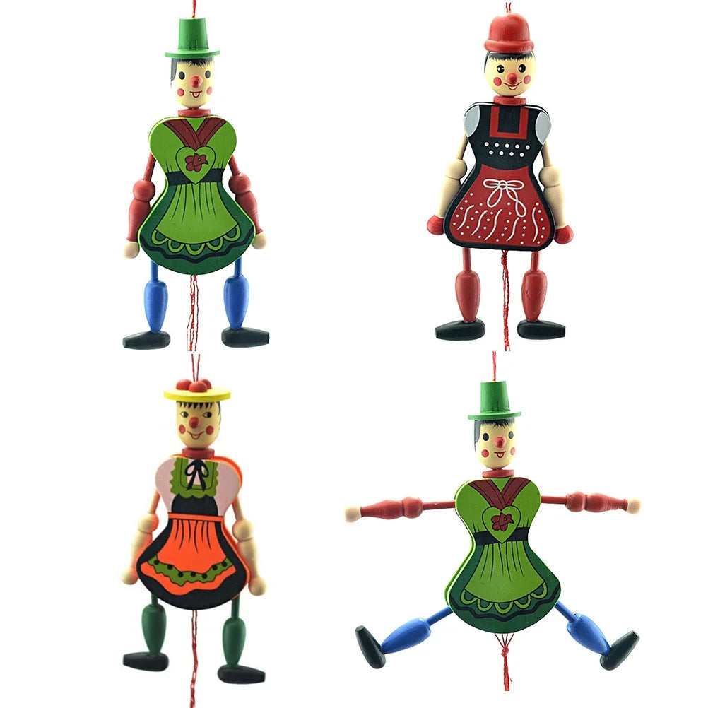Wood Marionette Puppet Doll with Strings L7264