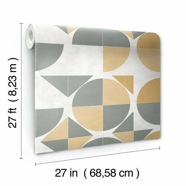 Yellow Radius Wallpaper A835024