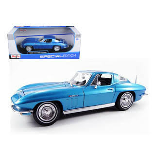 1965 Chevrolet Corvette Blue 1/18 Diecast Model Car Y8411