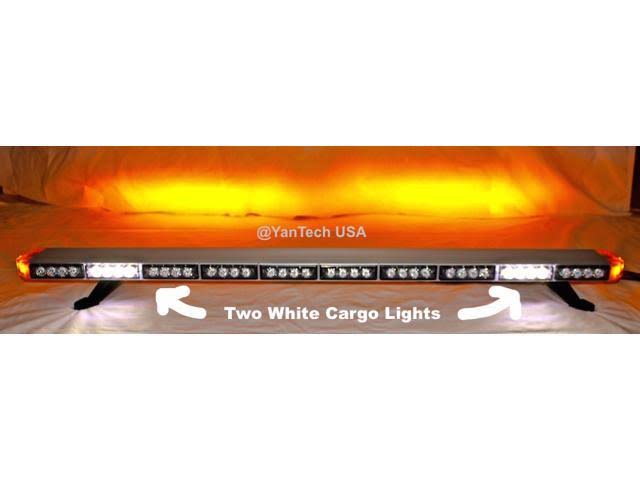 49 inch Amber LED Emergency Light Bar with Brake and Cargo Lights D7123