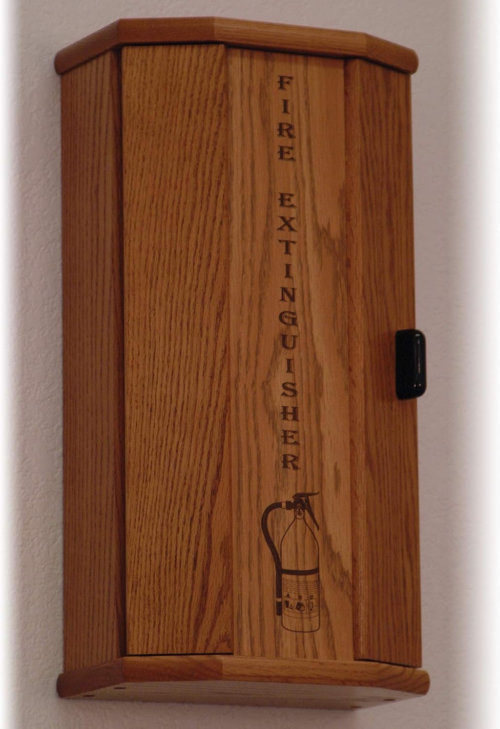 Mahogany Engraved Fire Extinguisher Cabinet, 5-Pound, Pack of 2 H7030