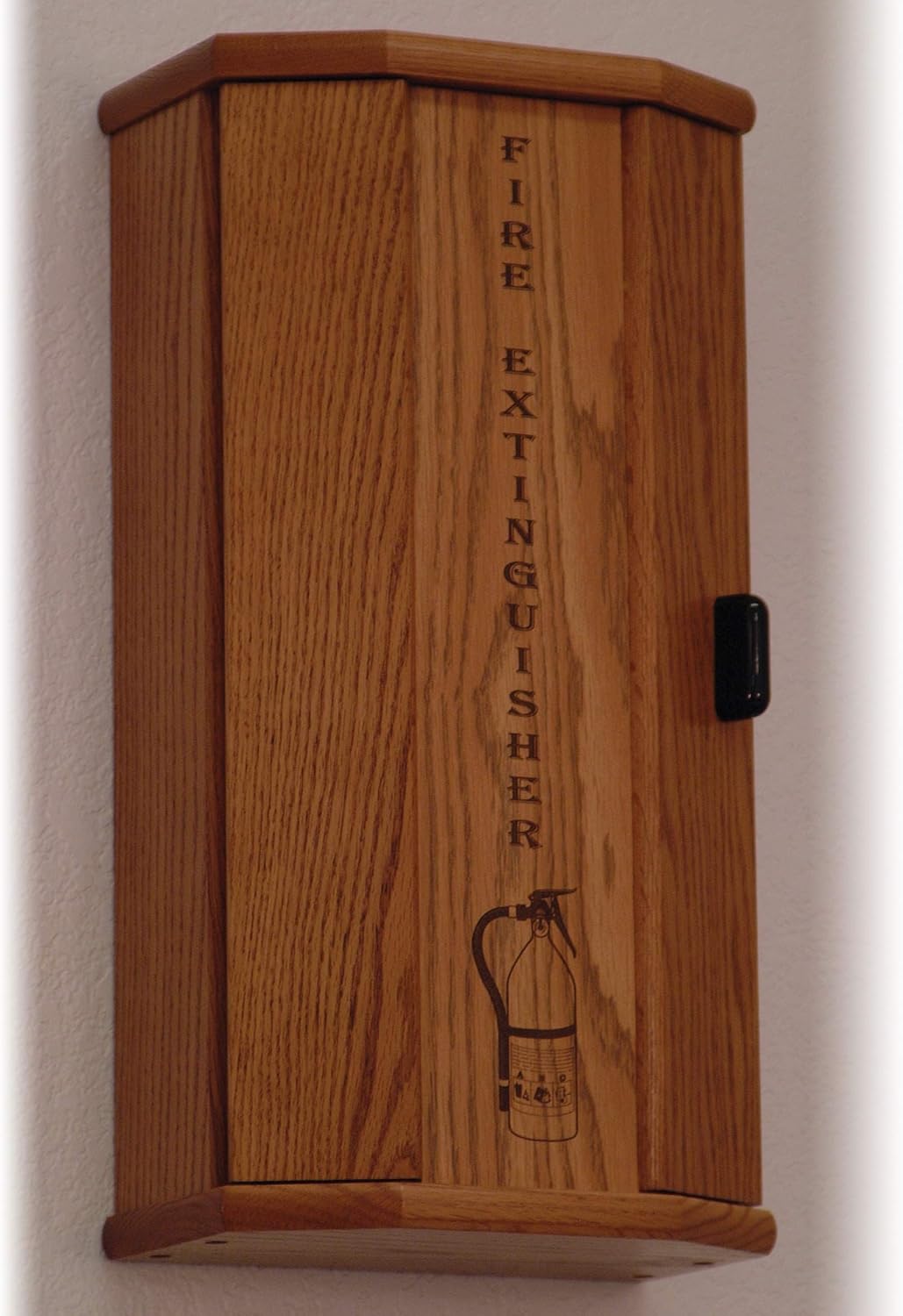 Mahogany Engraved Fire Extinguisher Cabinet, 5-Pound, Pack of 2 H7030