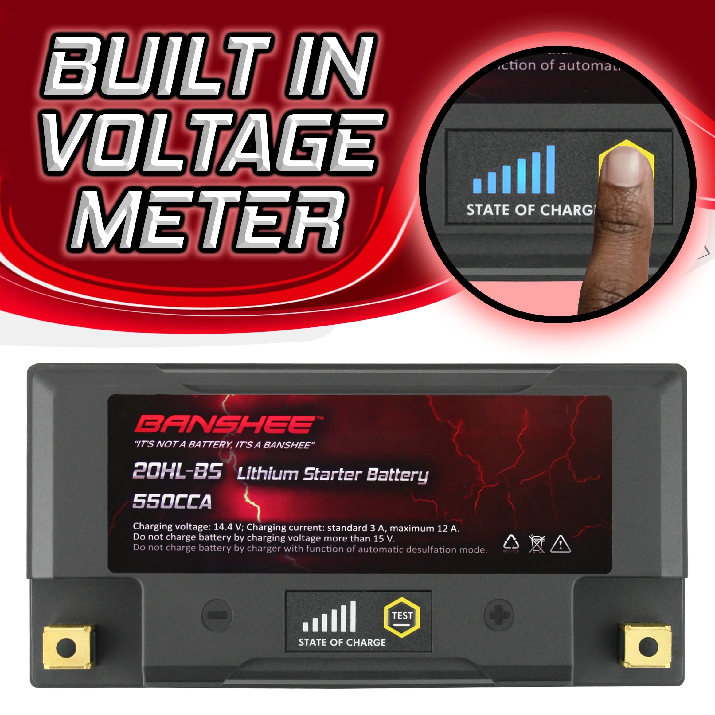 LiFePO4 Motorsports Battery V691