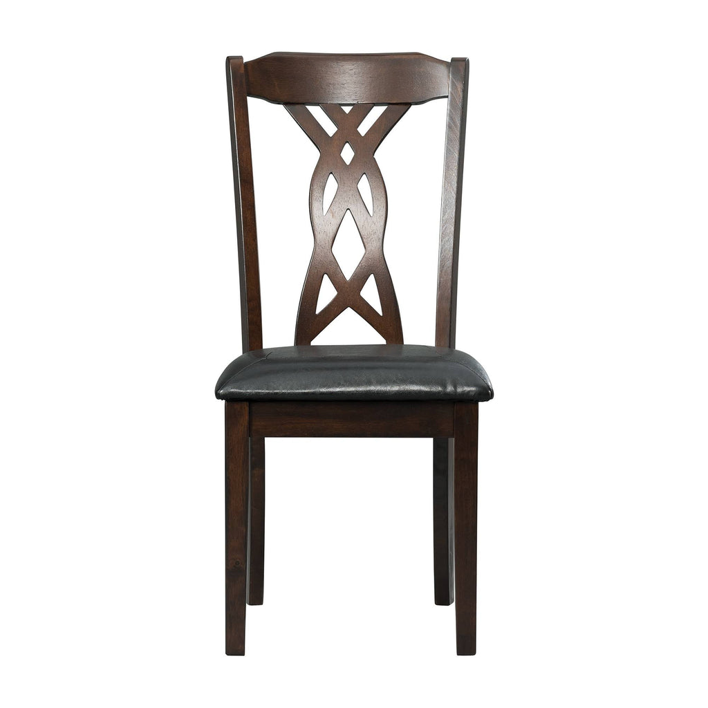 5pc Espresso Brown Dining Set Z163279