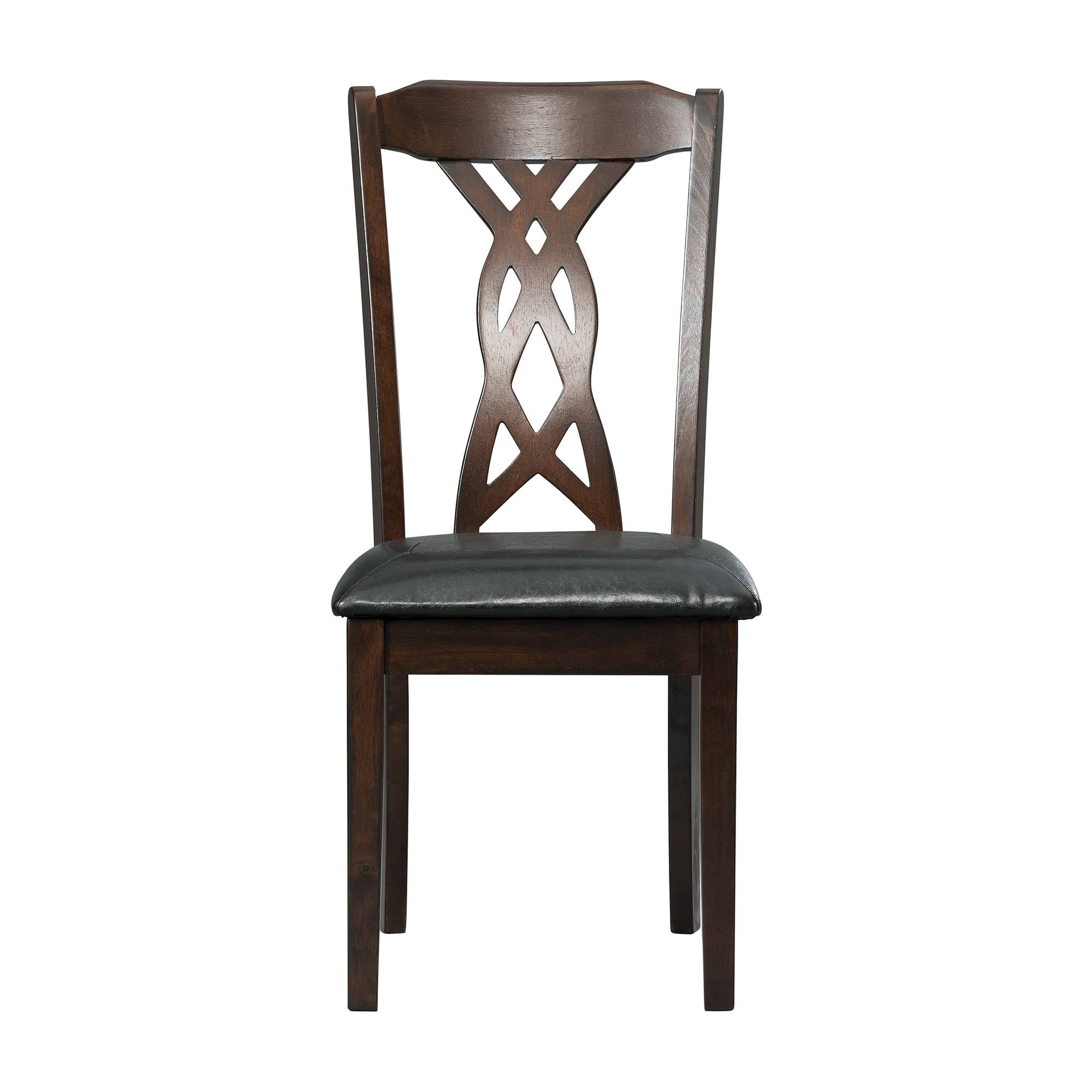 5pc Espresso Brown Dining Set Z163279