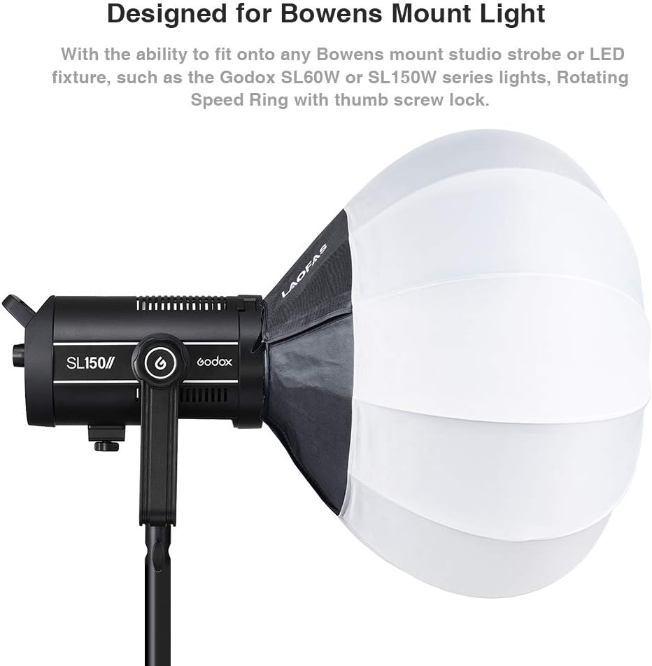 Lantern Softbox 19.68Inch 50CM, Bowens Mount, Pack of 2 P11369