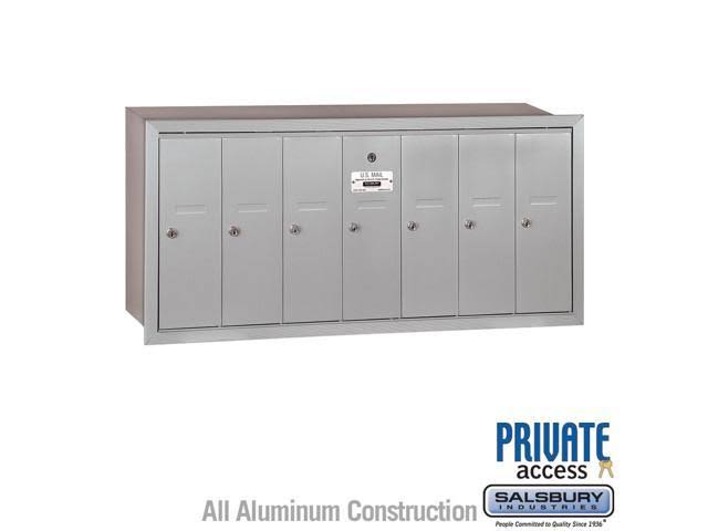 Brass Vertical Mailbox, 7 Doors F31397