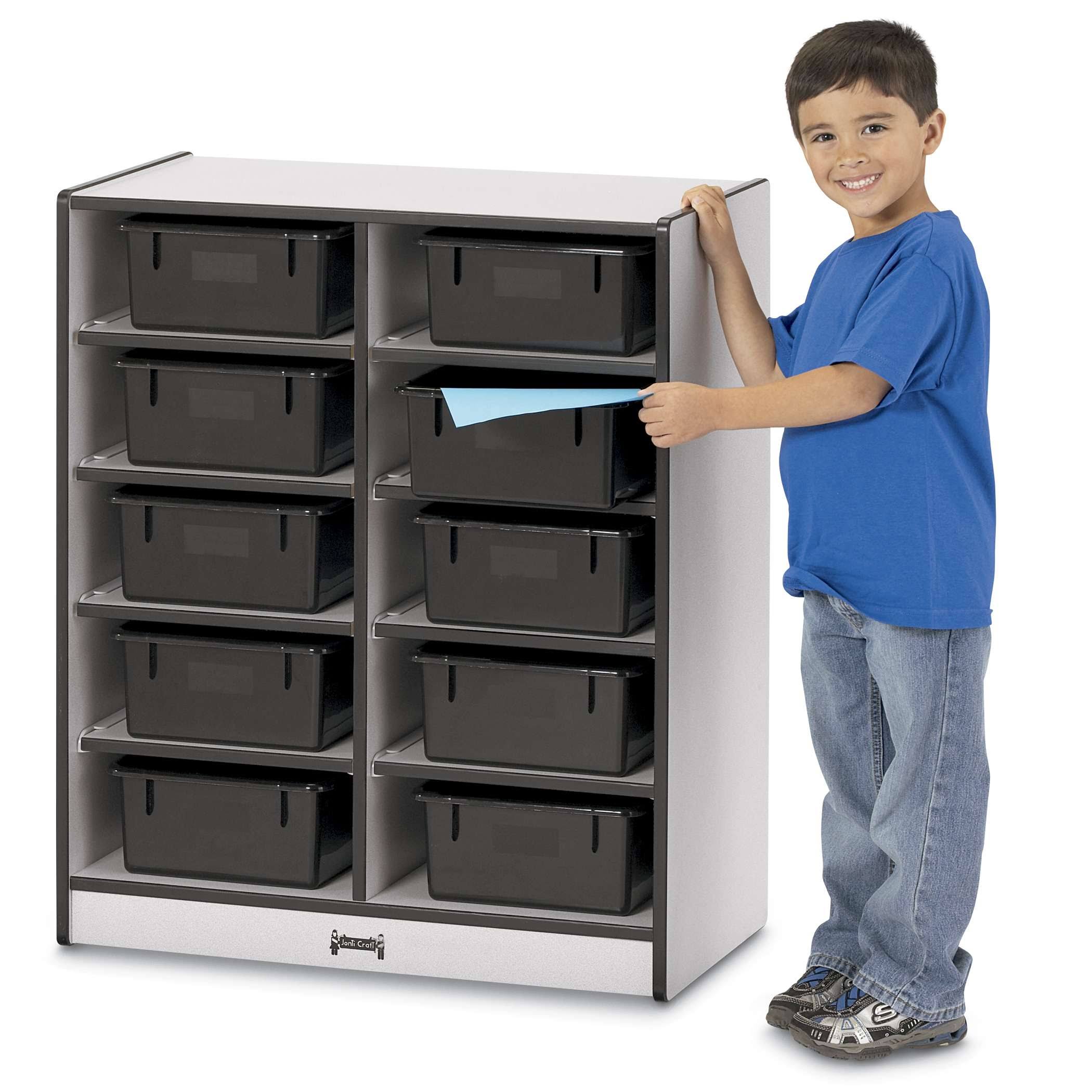 Blue 10 Tub Mobile Storage T19990