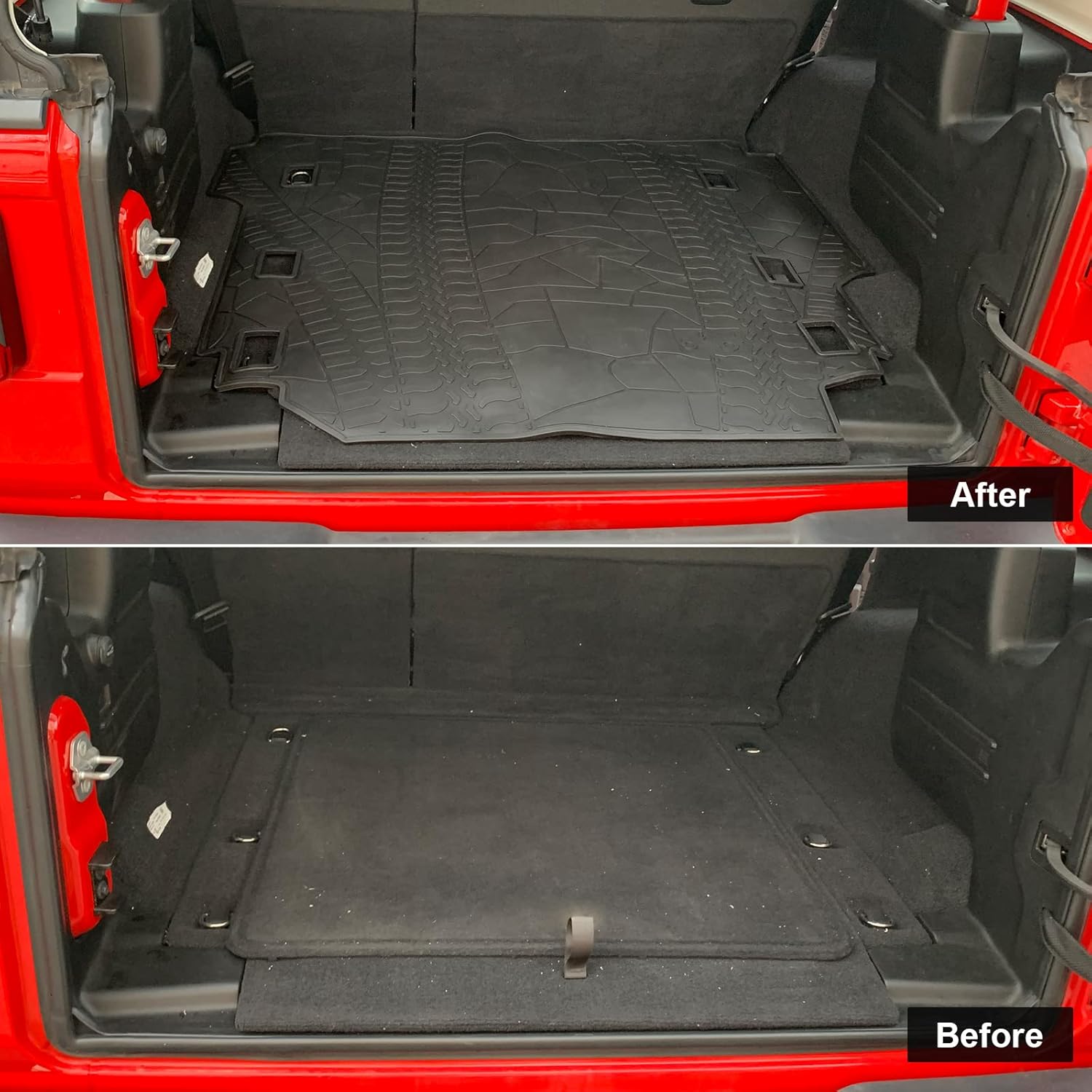 Black All-Weather Trunk Cargo Mat A984788