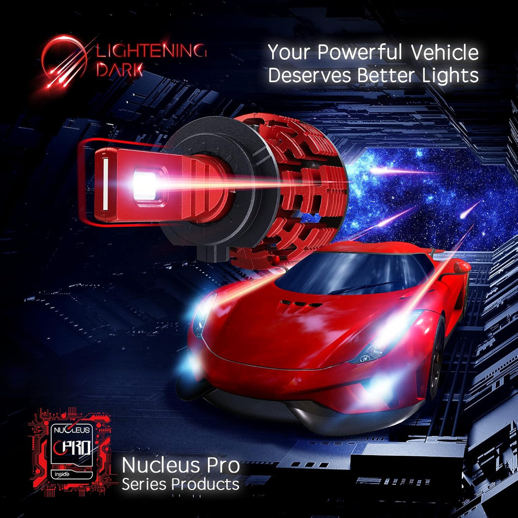 H7 LED Headlight Bulb Conversion Kit 6500K Cool White Pack of 2 A27054