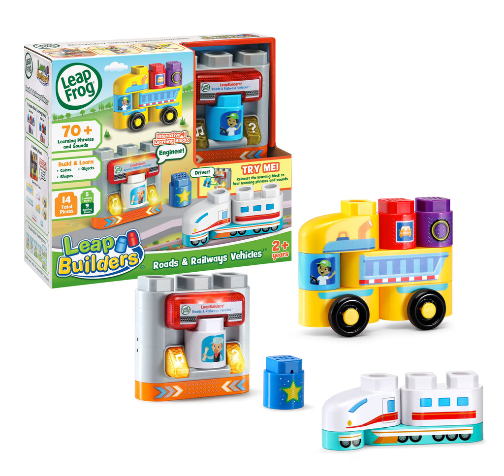 LeapBuilders Roads and Railways Vehicles With Smart Star I9586