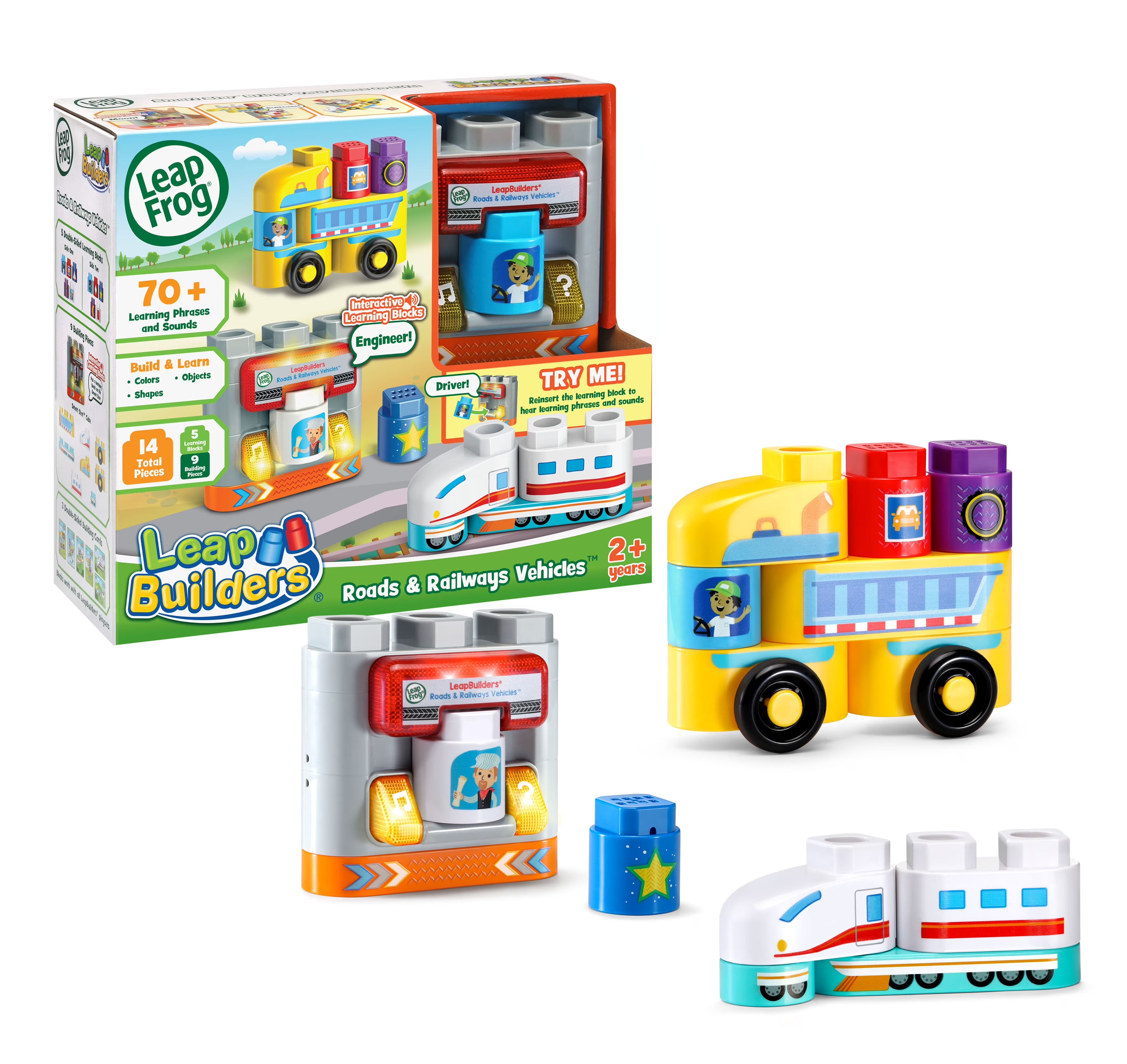 LeapBuilders Roads and Railways Vehicles With Smart Star I9586