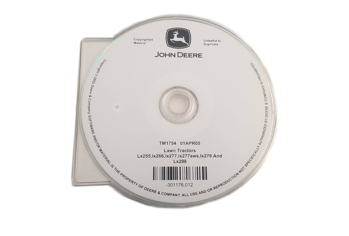 Lawn Garden Tractor Technical Repair Manual CD R1043