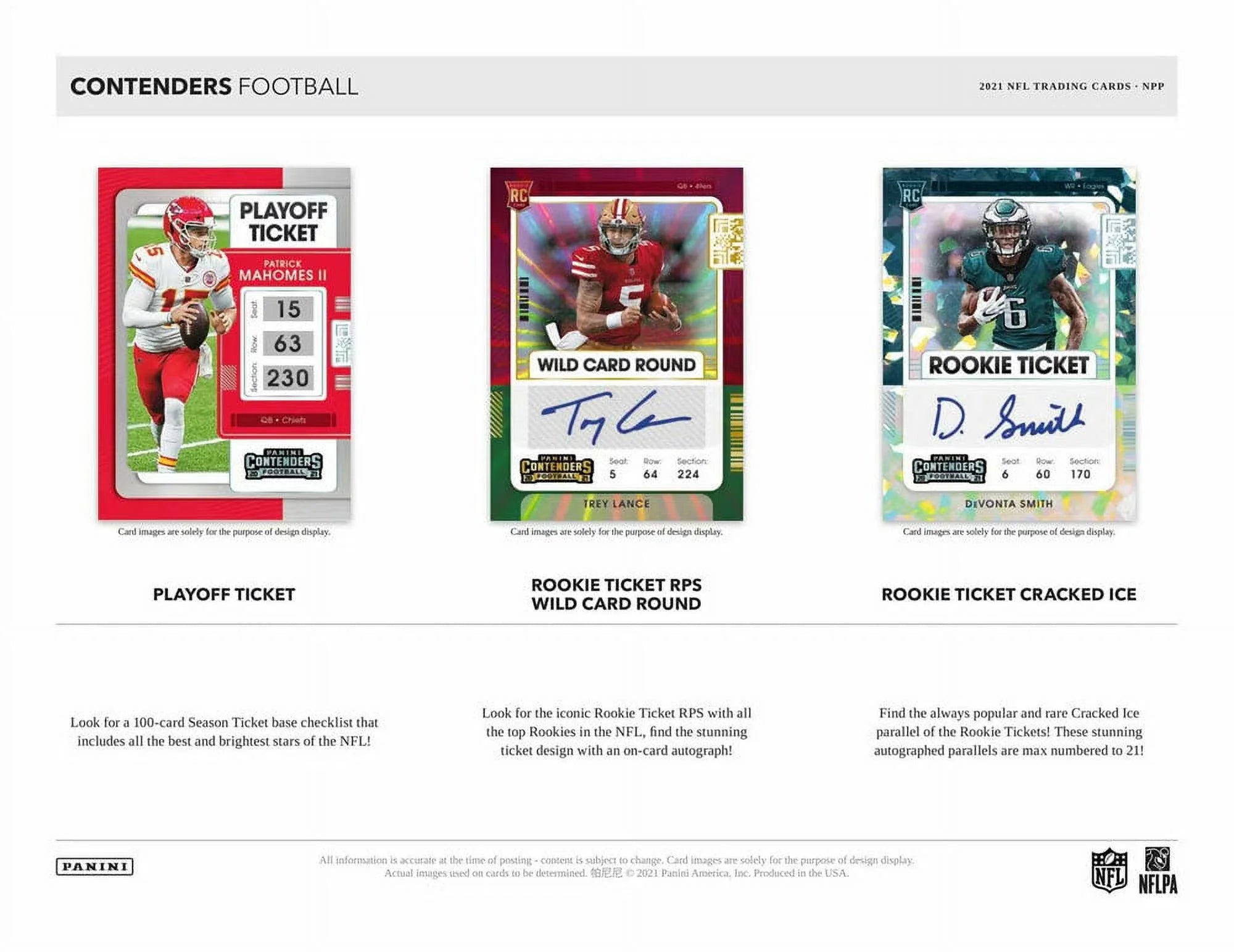 NFL Panini Contenders Blaster Box R29310