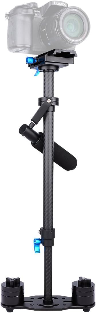 Black Carbon Fiber Handheld Camera Stabilizer U63917