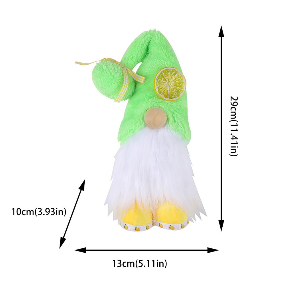 Lemon Plush Dwarf Doll Desktop Ornament H74474