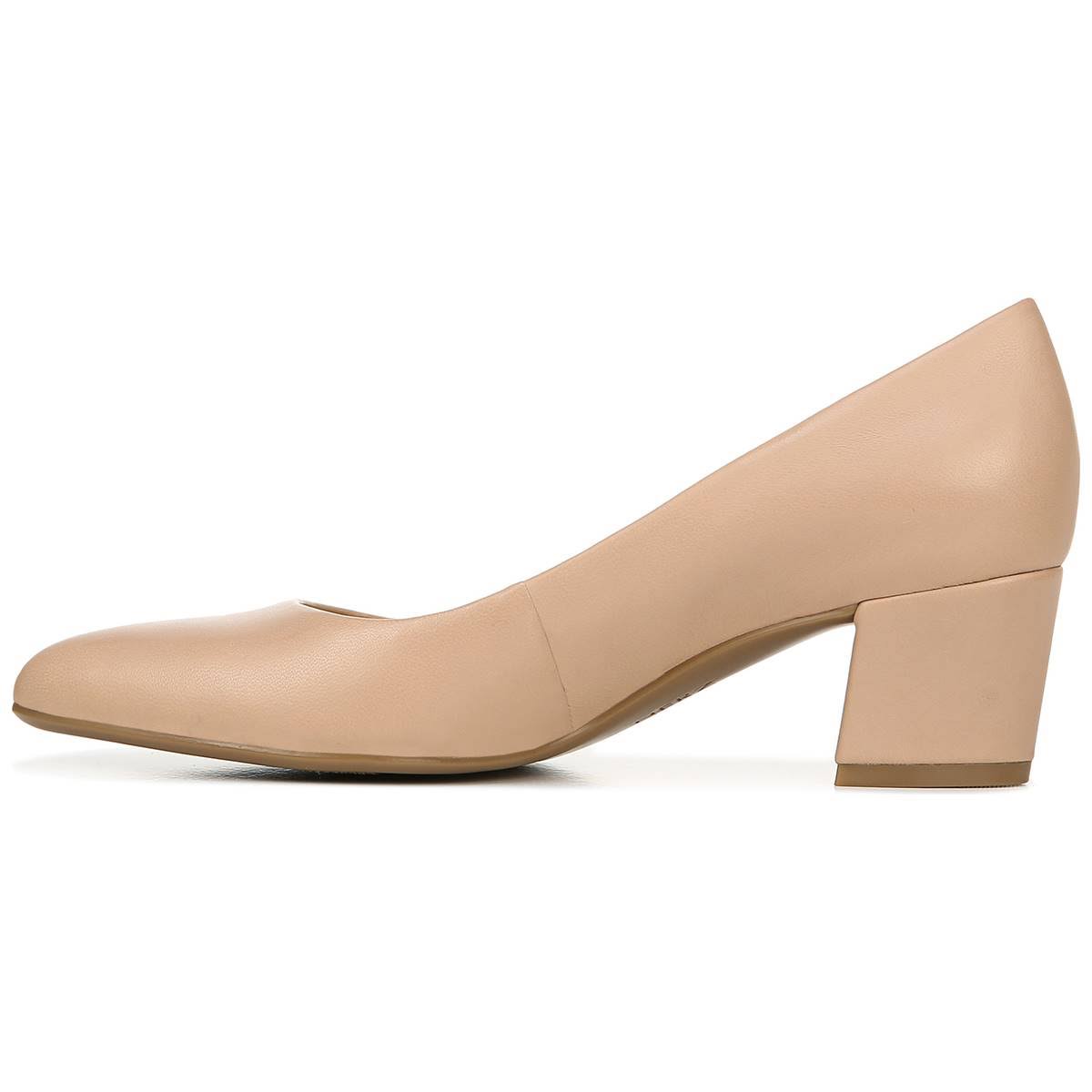 Black Leather Pumps Z55563