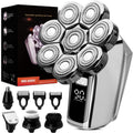 Electric 8D Head Shaver with Floating Head, IP65 Waterproof Rotary Shaver Grooming Kit Pack of 2 F727