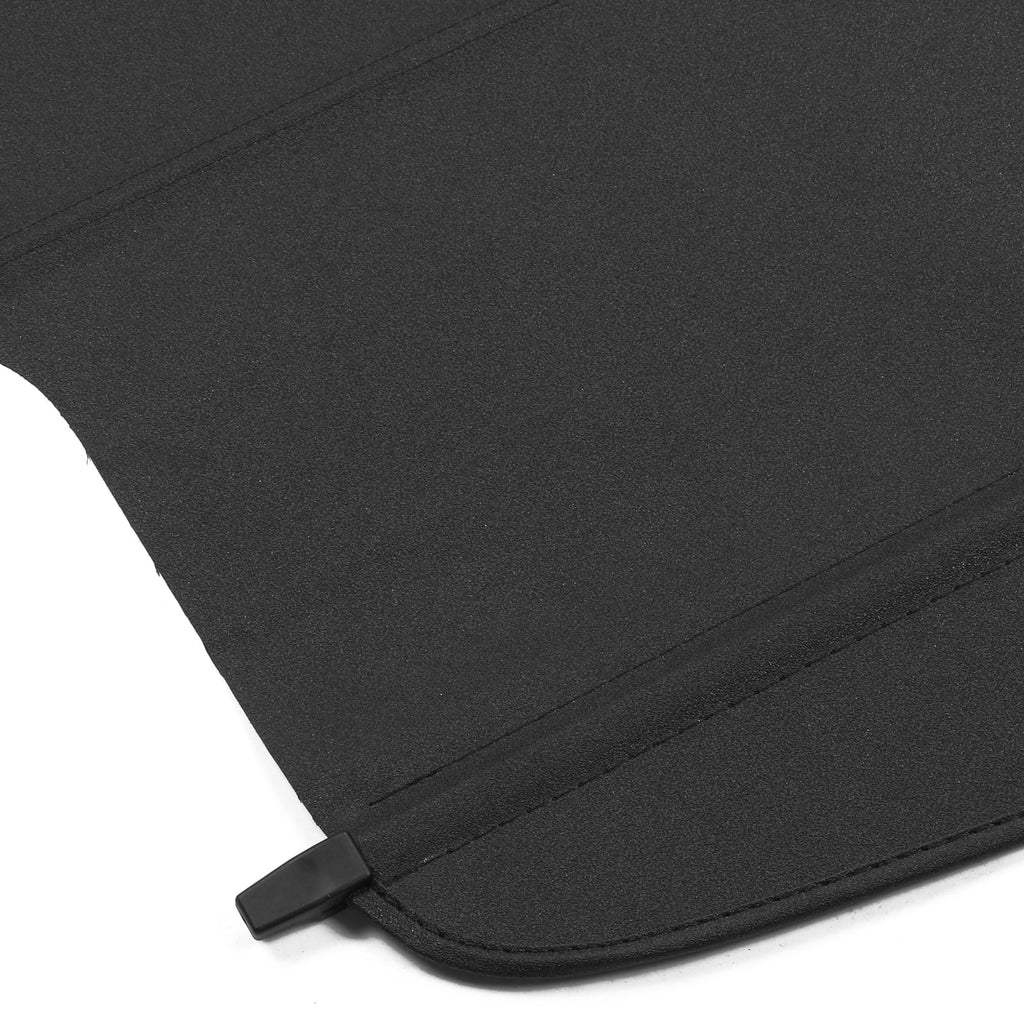 Black PVC & Aluminum Rod Retractable Cargo Cover O2671