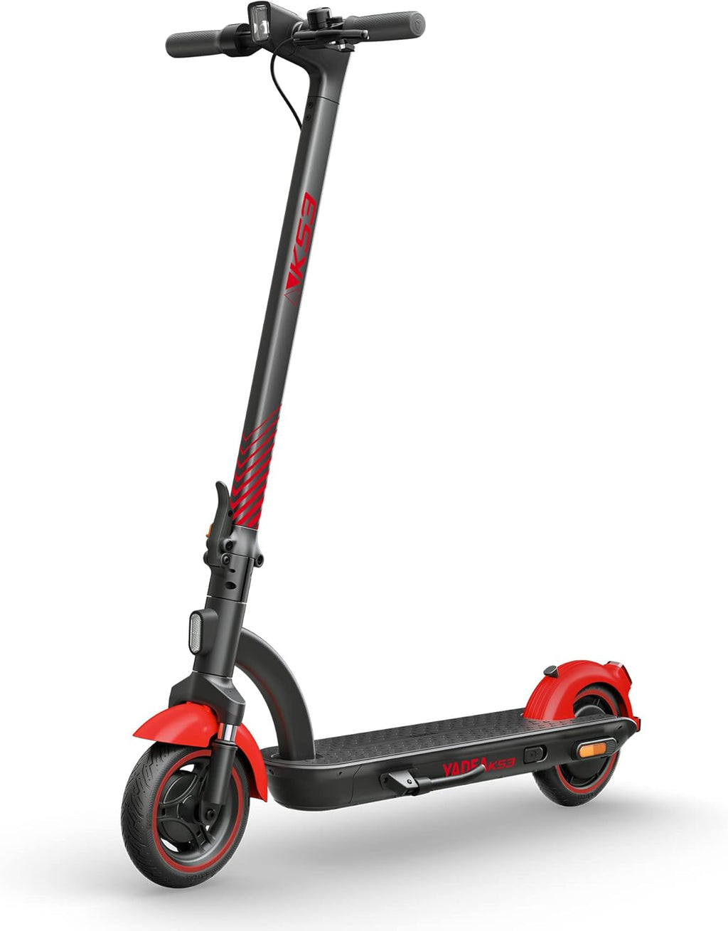 YADEA Electric Scooter KS5, Max Speed 18.6 MPH, 25 Miles Range; KS5pro, 37.2 Miles Range, Max Speed 21.8 MPH. Dual shock absorption, Front Suspension, Foldable Commuter Electric Scooter for Adults with Cruise Control and Energy Recovery System N900