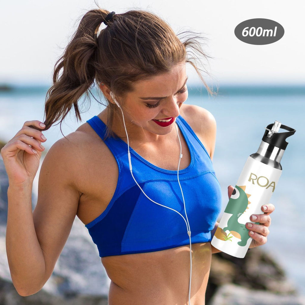 Stainless Steel Insulated Water Bottle with Straw Lid R431901