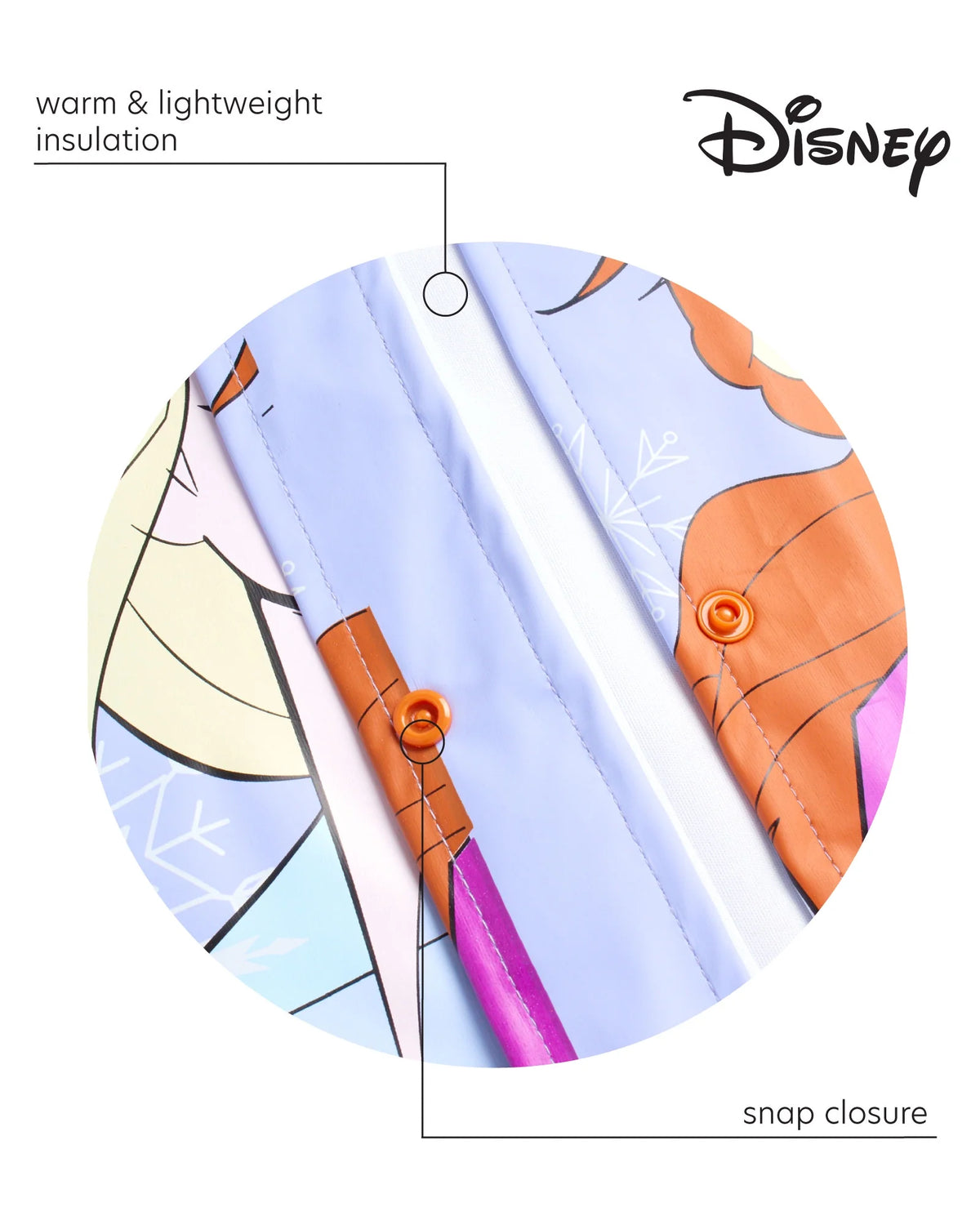 Girls' Rain Jacket Slicker Shell Raincoat X1607