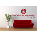 Col. 3:14 Wall Decal Vinyl Art Home Decor Z818299