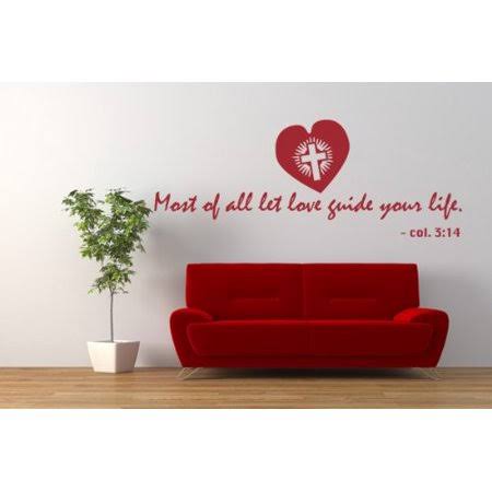 Col. 3:14 Wall Decal Vinyl Art Home Decor Z818299