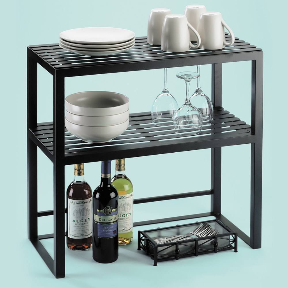 2 Tier Iron Hutch Riser W545