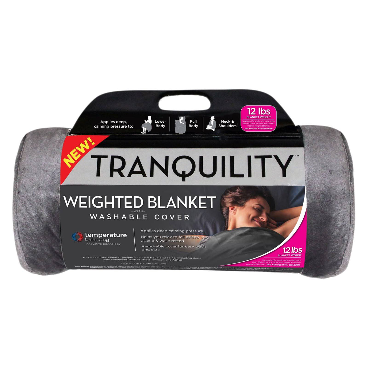 18 lbs Weighted Blanket with Washable Cover P87404
