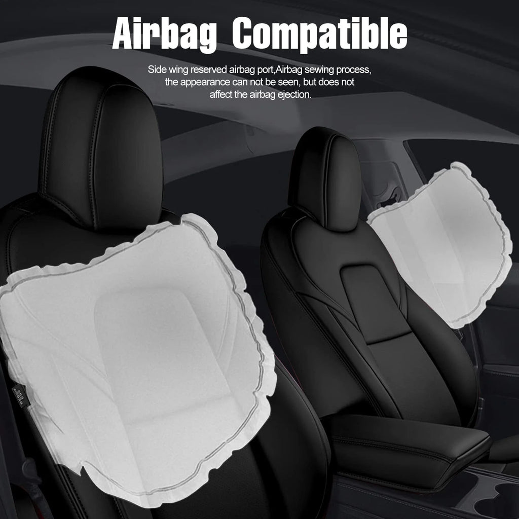 Black Waterproof Full Set Seat Covers G931