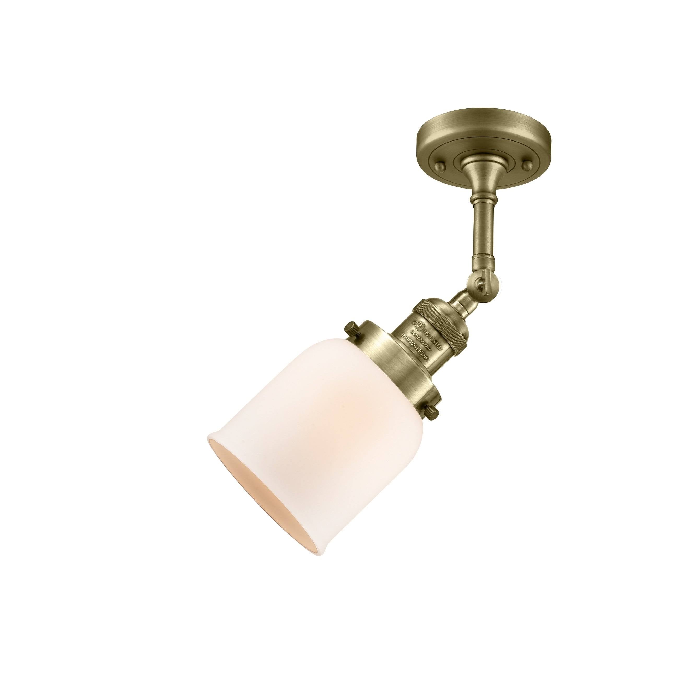Antique Brass Semi Flush Mount Light K6922