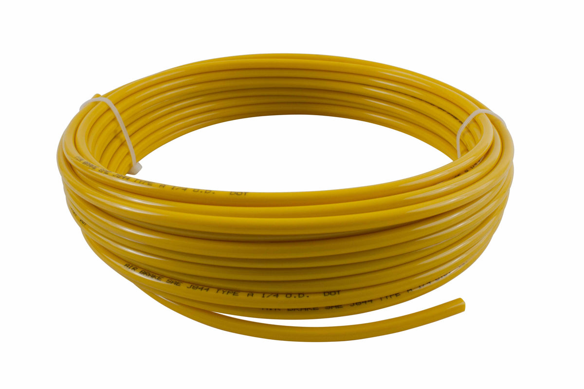 5/8x22 OD x 100 Yellow Nylon Air Brake Tubing N26750
