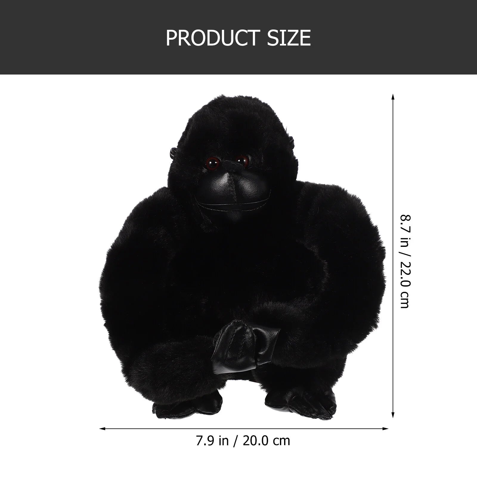 Large Plush Gorilla Stuffed Doll F3096