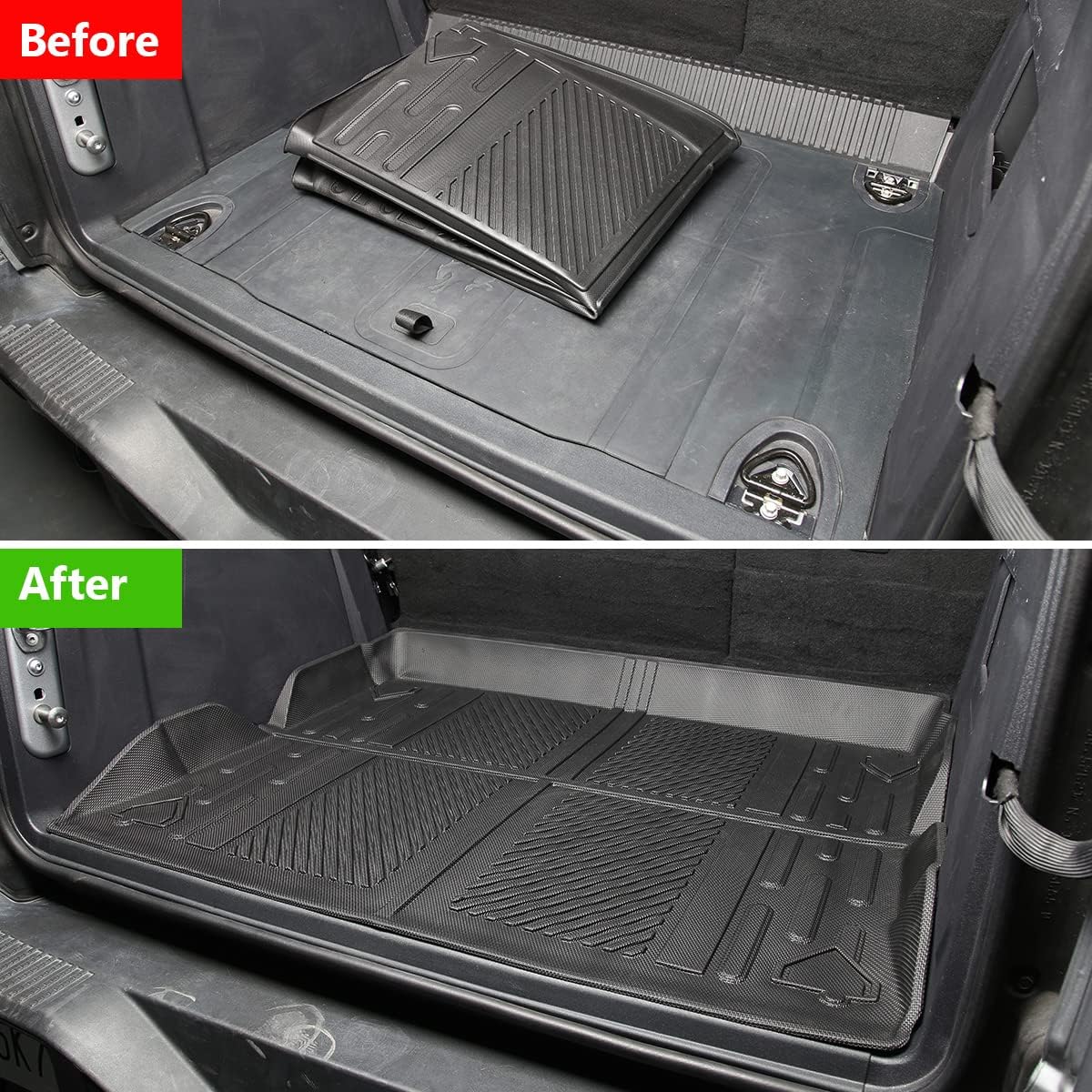 Cargo Liner Trunk Floor Mat for Ford Bronco 2021 2022 All Weather Waterproof TPE S276537