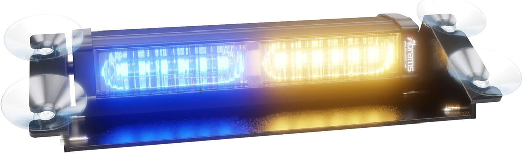 36W 12 LED Windshield Strobe Warning Light Bar P1379
